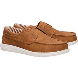 Hey Dude Wally Cru Classic 45867-2OL Mens Brown Moc Toe Slip-On Shoes LIQ1252