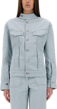 Victoria Beckham Sculptural Denim Jacket