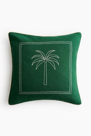 H&M Kissenh&uuml;lle mit Motivstickerei - Green