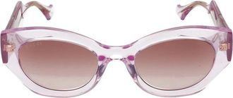 Gucci Gg 1553S Zonnebril - unisex - Zonnebrillen - Roze - 52 MM - Accessoires