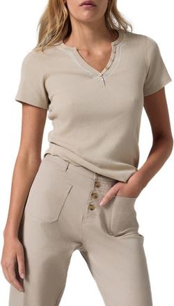 Alp N Rock Lua Short Sleeve Henley in Pumice at Nordstrom, Size X-Small