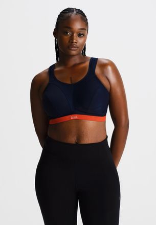 Shock Absorber Sport-BH SHOCK ABSORBER ACTIVE D+CLASSIC SN109 SA D+MAX BRA, Damen, Gr. 75, Cup F, blau (nny, ns), Obermaterial: 57% Polyamid, 39% Polyester, 4% Elast