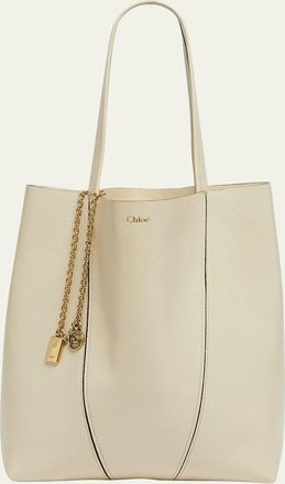Chloé Spin Medium Tote Bag in Leather