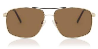Guess GF0205 32E Mens Sunglasses Gold Size 59