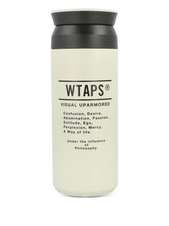 Wtaps x KINTO fles met patroon (500ml) - Beige