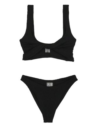 ビキニ Hunza G SS25 TINA BIKINI (BTINACR BLACK) Tina Bikini - Black | One Size Swimwear | Hunza G