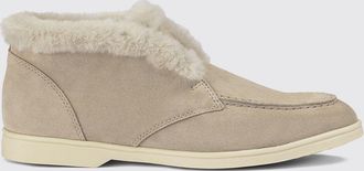 Doucal's Polacchino in pelle scamosciata con interni in shearling e suola in gomma
