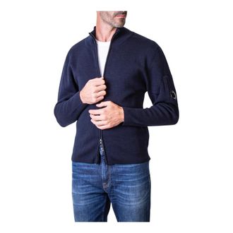 C.P. Company C.P. Company, Cardigans, male, Blue, XL, Cardigans