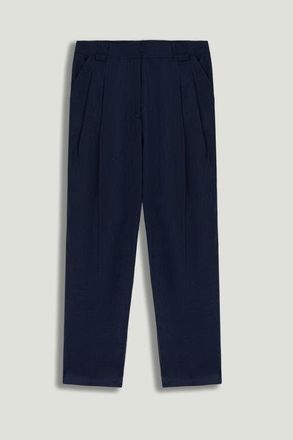 Nocturne Embellished Halter Neck Midi Dress in Blue at Nordstrom, Size Medium