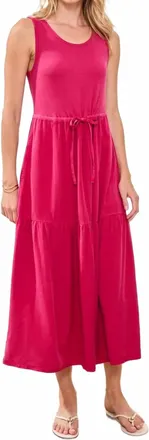 Tribal Womens Mixed Media Dress In Gardenia