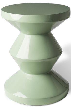 Pols Potten Beistelltisch & Hocker Zig Zag 46 cm - Pastelgr&uuml;n