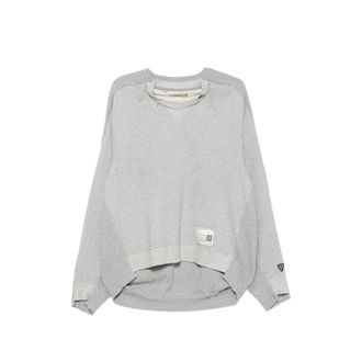 Miharayasuhiro Distressed Waffle-knit Sweater
