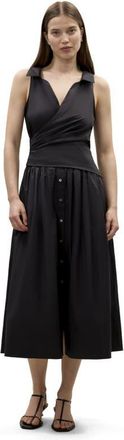 Rebecca Taylor Isla Poplin Dress in Black at Nordstrom, Size 10