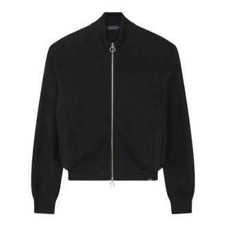 Paul & Shark Ritsvest van Tech Wol - Heren - Truien - Zwart - Maat: M Wol