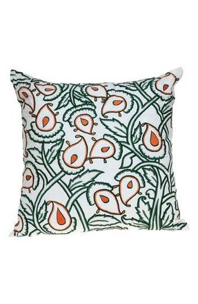 Parkland Collection Celeste Embroidered Throw Pillow in White at Nordstrom Rack