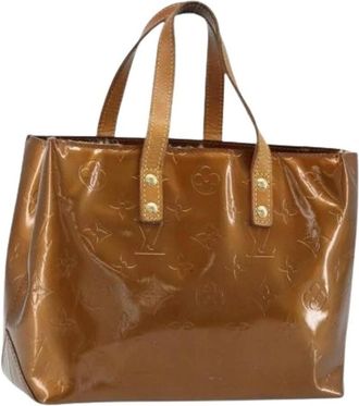 Louis Vuitton Pre-owned Handbags, female, Brown, Size: ONE SIZE Pre-owned Patent Leather Hand Bag