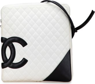 Chanel Pre-owned Womens Quilted Leather Shoulder Bag - White - One Size