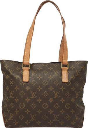Louis Vuitton Piano Brown Canvas Tote Bag (Pre-Owned)