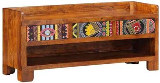 vidaXL Banco Para Zapatos Multicolor 100 X 35 X 45 Cm Vidaxl