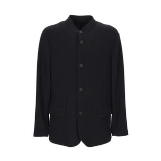 Emporio Armani Light Jackets, male, Black, Size: XL Light Jacket