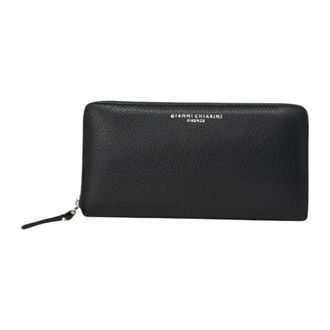 Gianni Chiarini Grain Large Wallet - female - Gianni Chiarini - Wallets & Cardholders - Black - ONE SIZE - Accessories