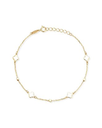 Ember Fine Jewelry 14K Clover Bracelet