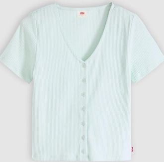 Levi's Camiseta Muse - Mujer - S - Azul / Pale Blue