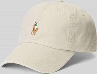 Polo Ralph Lauren Cap aus Baumwoll-Mix mit Logo-Stitching in Beige, Gr&ouml;&szlig;e 1