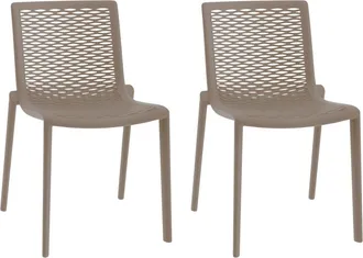 Resol Sillas Netkat Resol Pl&aacute;stico Beige (pack De 2)