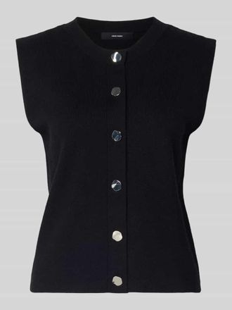 Vero Moda Regular Fit Strickjacke aus Viskose-Mix Modell GOLD in Black, Gr&ouml;&szlig;e XL