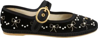 Valentino Endouce Mary Jane Ballerina Flats