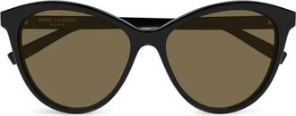 Saint Laurent Sunglasses, female, Black, Size: 57 MM Sunglasses