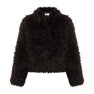 Stand Studio Myra Faux Fur Coat - - Jackets - Donna - Marrone - XS