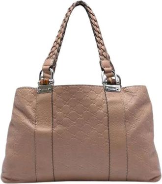Gucci Pre-owned Shoulder Bags, female, Brown, Size: ONE SIZE Pre-owned Vintage Shoulder Bag