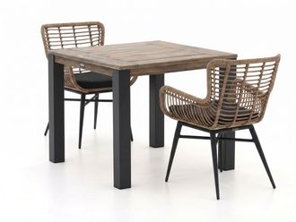 Intenso Furniture Intenso Asti/ROUGH-S 90cm dining tuinset 3-delig
