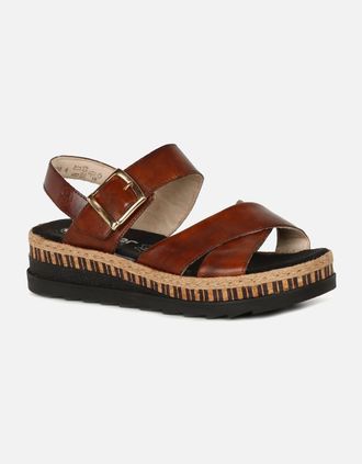 Rieker Womens Cayman Womens Sandals - Brown - Size: 6.5
