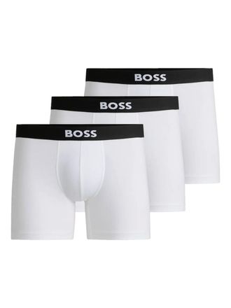 BOSS Boxer elasticizzati (3 pezzi) - Bianco