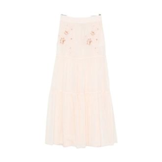 Ermanno Scervino Maxi Skirts, female, Pink, Size: M Maxi Skirts
