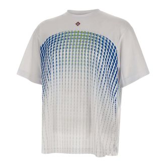 Casablanca T-Shirts, male, Multicolor, Size: XL Tennis Tech Short Sleeve T-Shirt