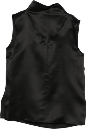 Mark Kenly Domino Tan High-neck Top