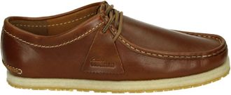 Clarks Casual Leren Veterschoenen - Heren - Veterschoenen - Bruin - 41 EU - Leer - Schoenen