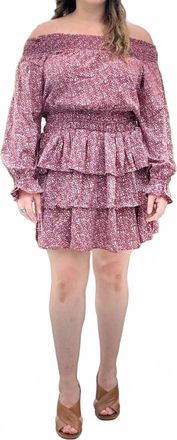 Greek Archaic Kori Falling For You Dress In Burgundy
