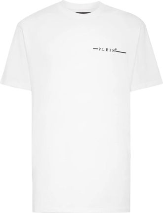 Philipp Plein T-Shirt Ronde Hals - Heren - T-shirts - Wit - XL - Katoen - Tops