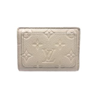 Louis Vuitton Empreinte Beige Leather Wallet (Bi-Fold) (Pre-Owned)