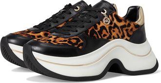 Michael Kors Arla Trainer Womens Shoes Marigold : 8.5 M, Leather