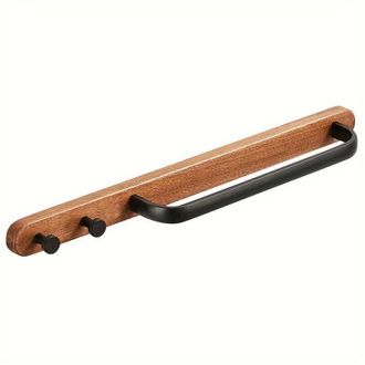 OEM Toallero Con Ganchos Para El Ba&ntilde;o, Toallero Con 2 Ganchos, Toallero De Pared, Toallero De Ba&ntilde;o, Accesorios De Ba&ntilde;o - Crezuo