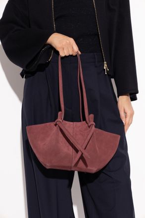 Yuzefi Mochi Shoulder Bag, Womens, Burgundy