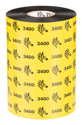 Zebra 3400 Wax/resin Thermal Ribbon 102mm X 450m Cinta Para Impresora