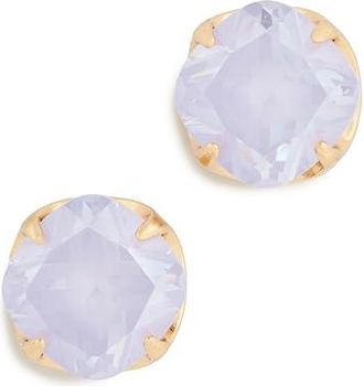 Kate Spade New York Pop Of Joy 10mm Spade Flower Studs Womens Earring Lilac, Brass/Cubic Zirconia
