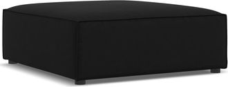 BLOOMINGLOFT Design Sitzpouf Jodie 102 x 80 cm - Samtbezug